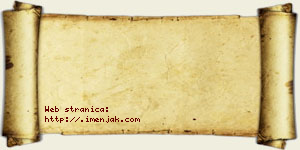 Anastasija Roglić vizit kartica